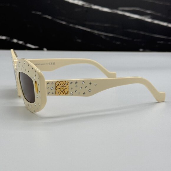 NEW LOEWE IVORY WOMEN SUNGLASSES LOEWE LW4114IS 25E main image 7
